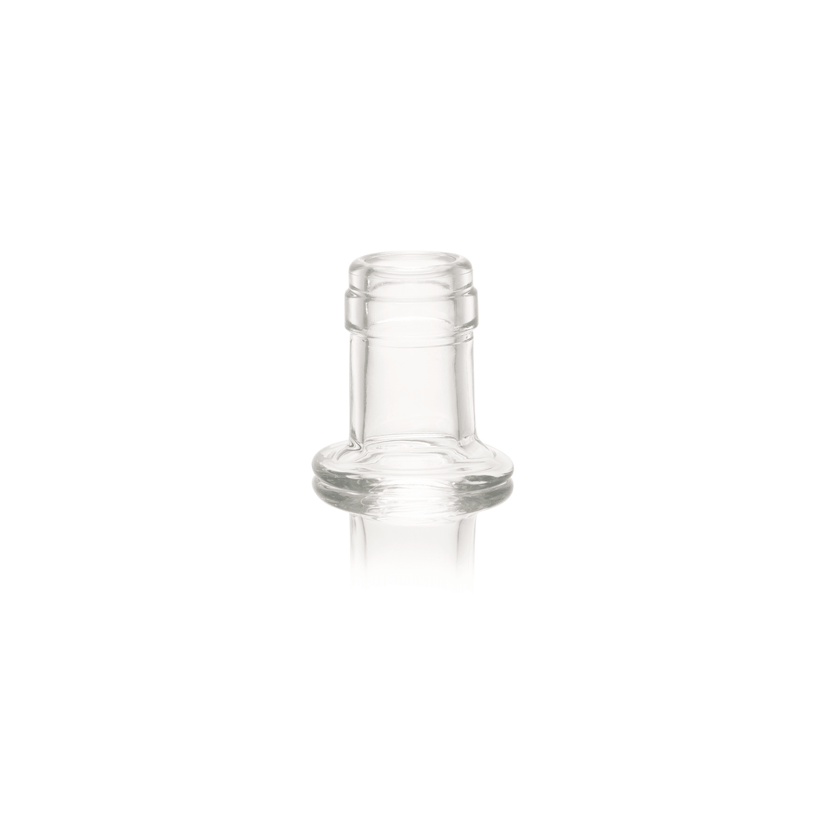 Gerecycled glazen kandelaar 5,5 cm