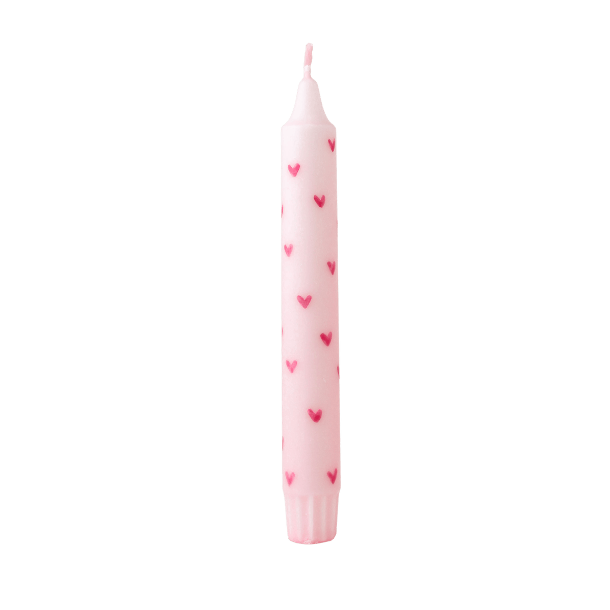 dinerkaars met elegante, slanke vorm en is afgewerkt met subtiele roze hartjes die zorgen voor een speelse en liefdevolle uitstraling