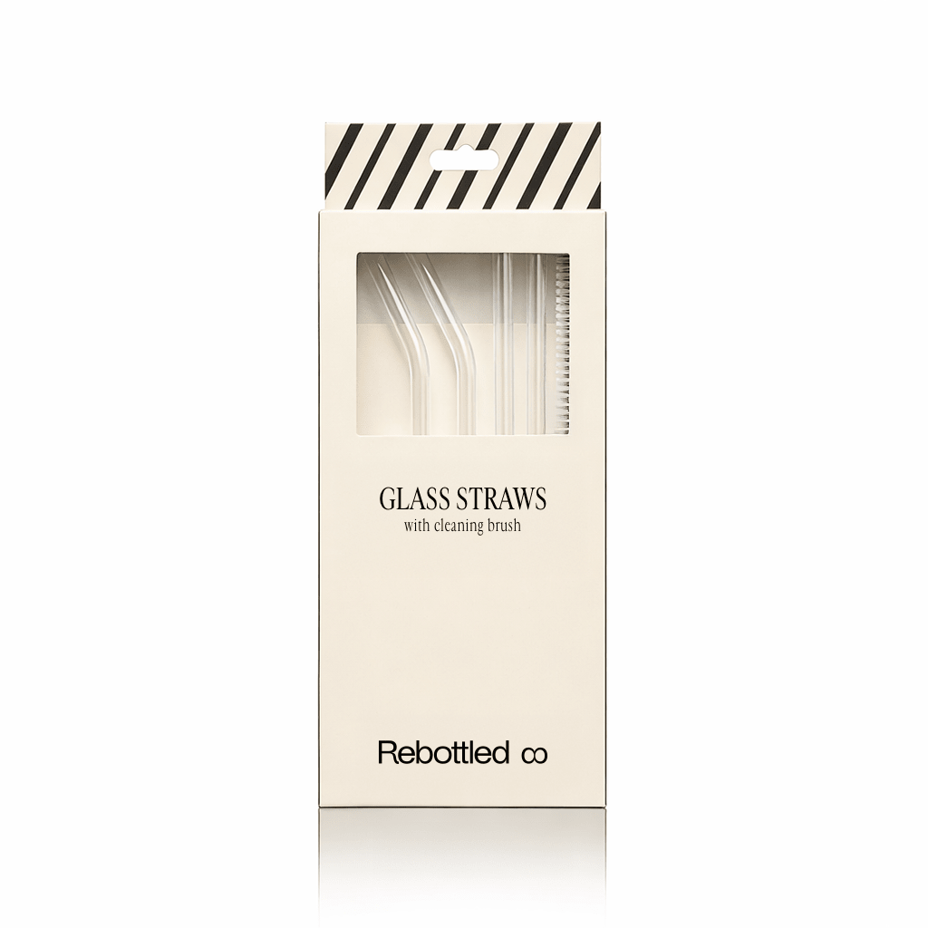 Glass Straws 4-pack