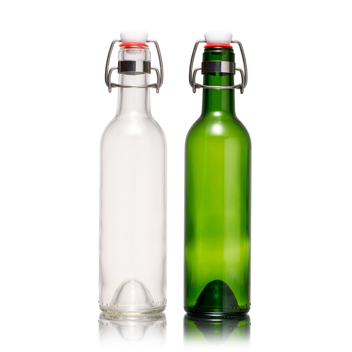 Gerecycled glazen drinkfles 375 ml