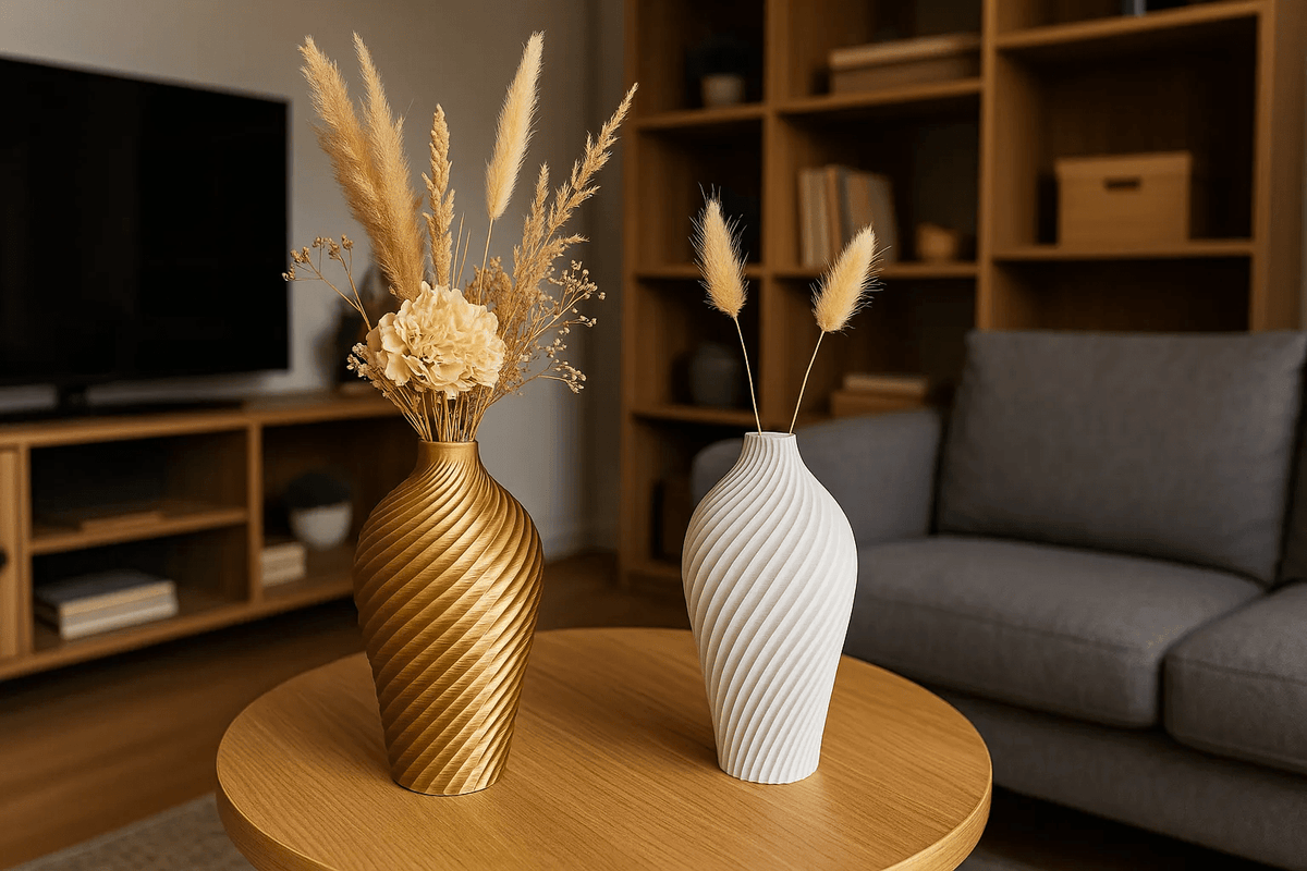 Kalma vaas spiraaldesign 18-25 cm