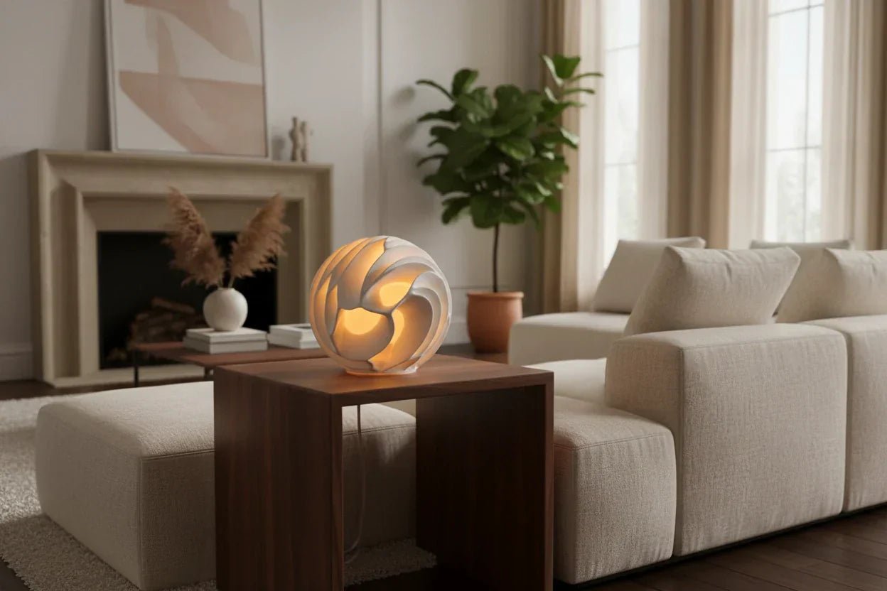 O6 Lava Sculpted Lamp