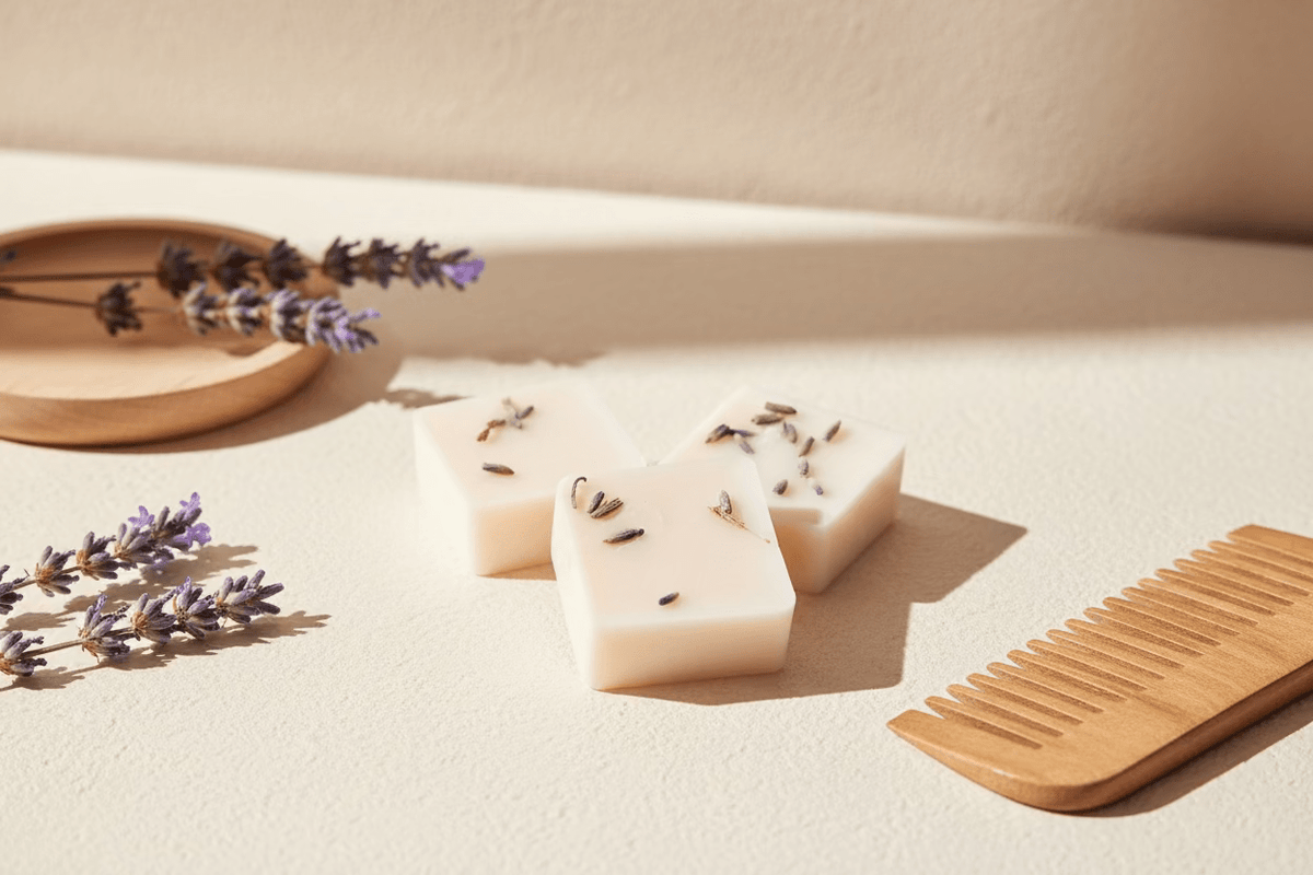 Handgemaakte Lavendel Spa geurblokjes, geïnspireerd op een ontspannende spa-ervaring