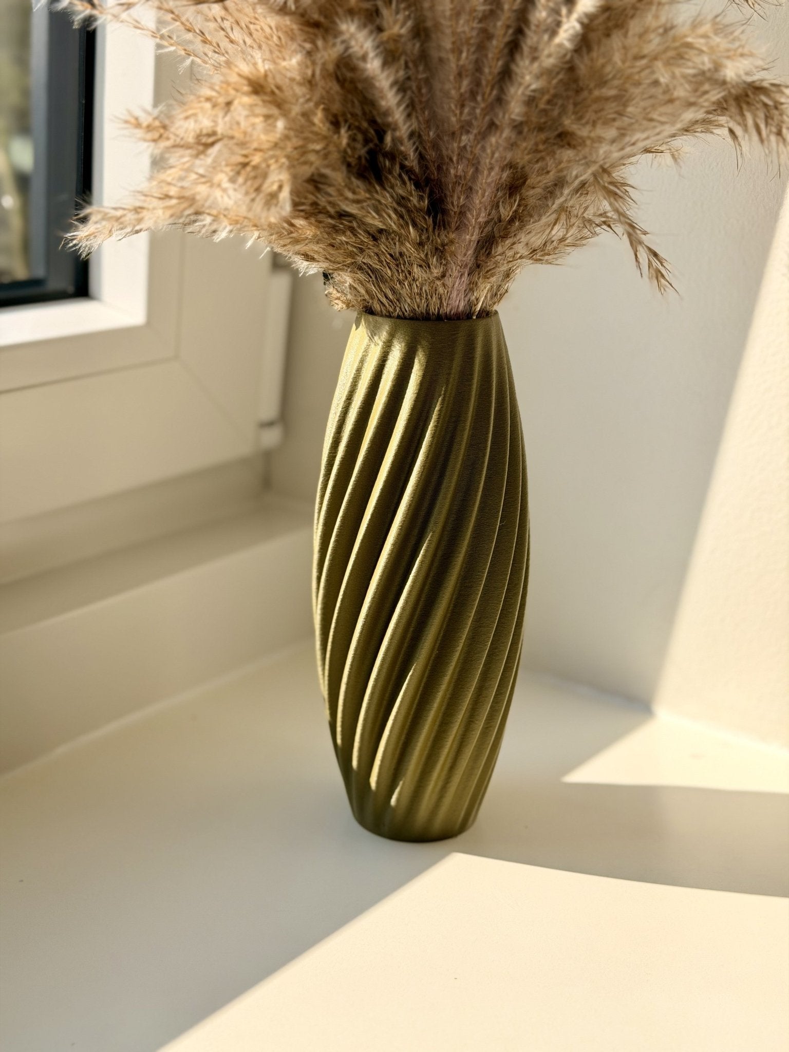 3D Geprinte pampas vaas - Pampasgras Blikvanger