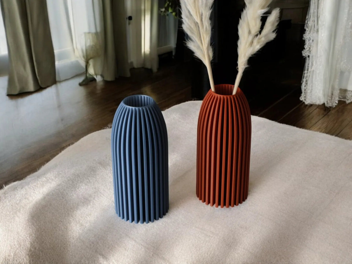 Ribella vaas geribbeld 18-25 cm