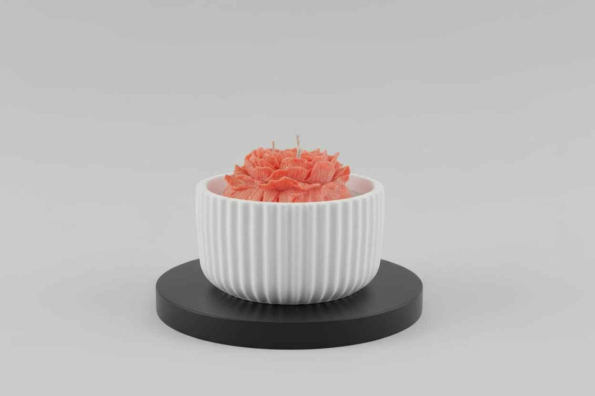Rose Elegance geurkaars met zachte vanilletonen voor een intieme sfeer in huis