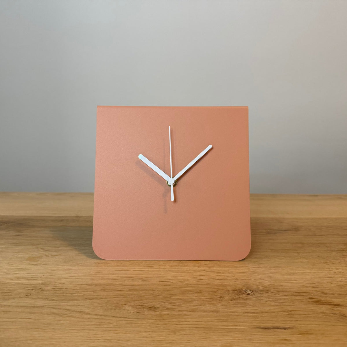 Ross stalen tafelklok 20x19,4 cm