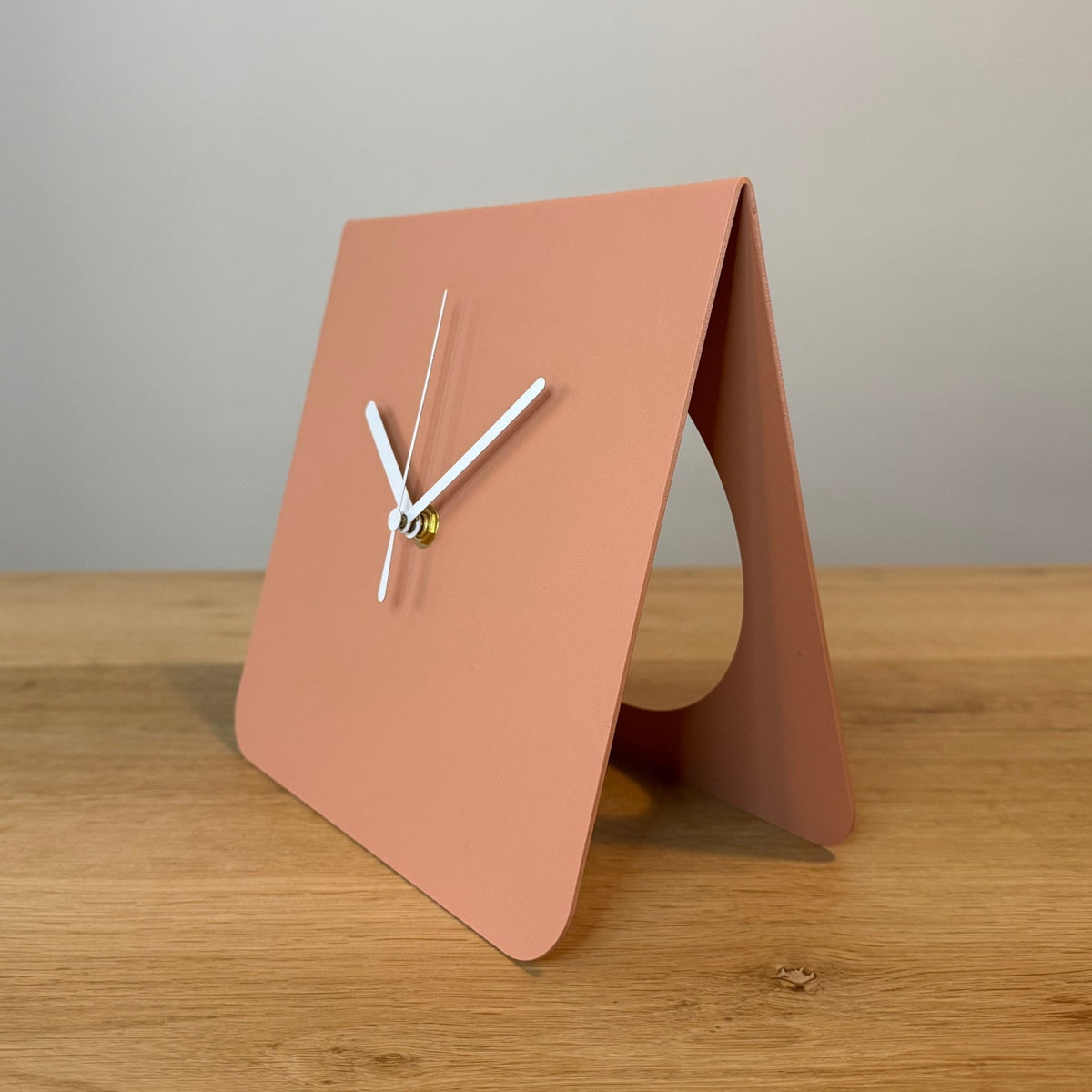 Ross stalen tafelklok 20x19,4 cm