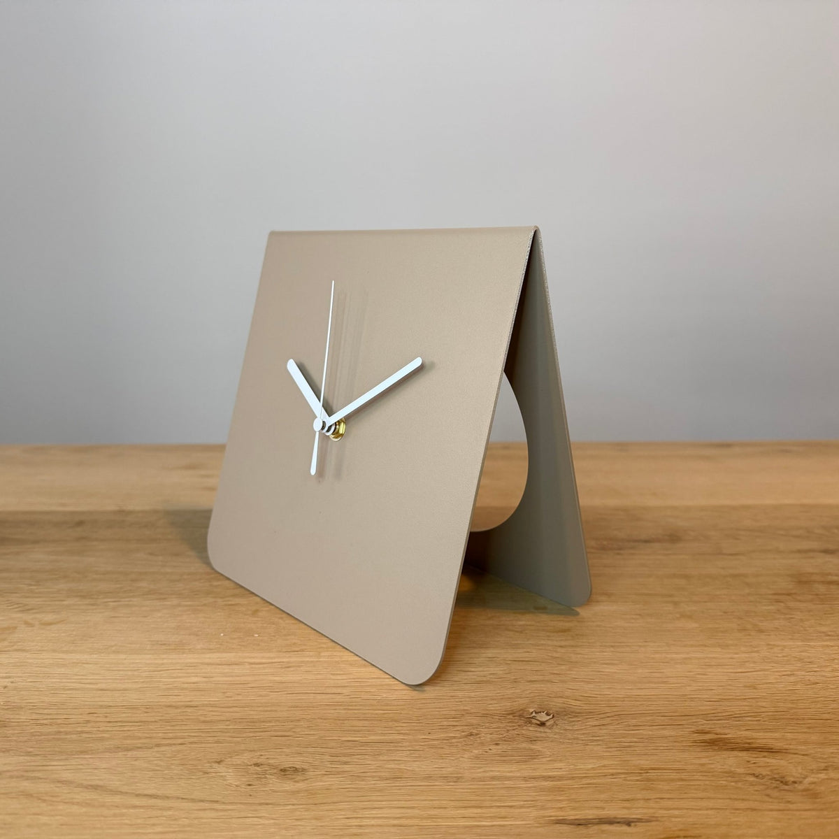 Ross stalen tafelklok 20x19,4 cm