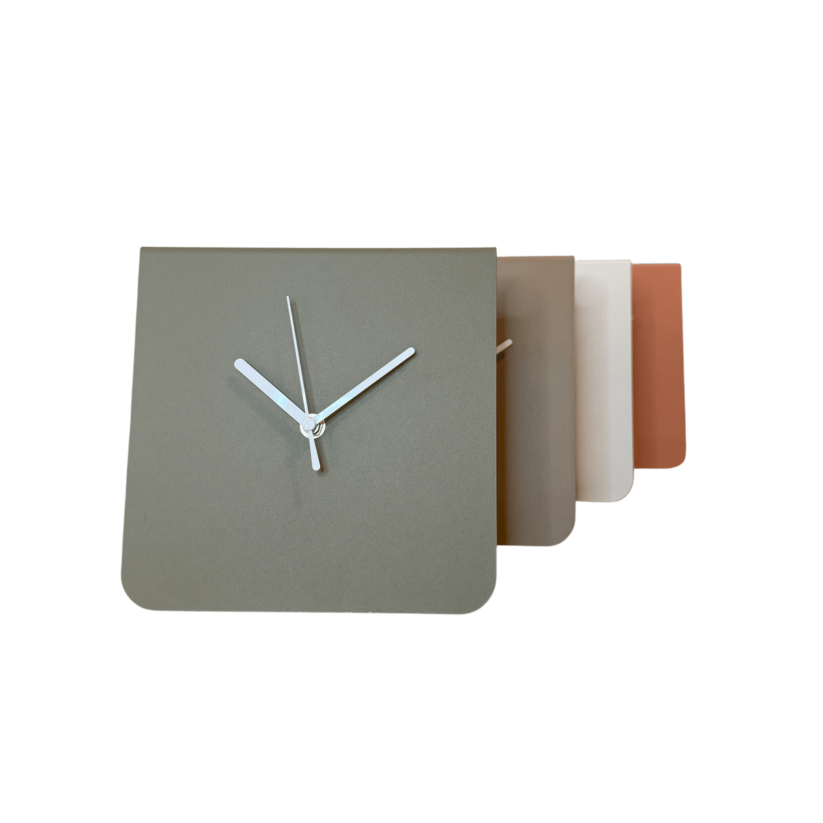 Ross stalen tafelklok 20x19,4 cm