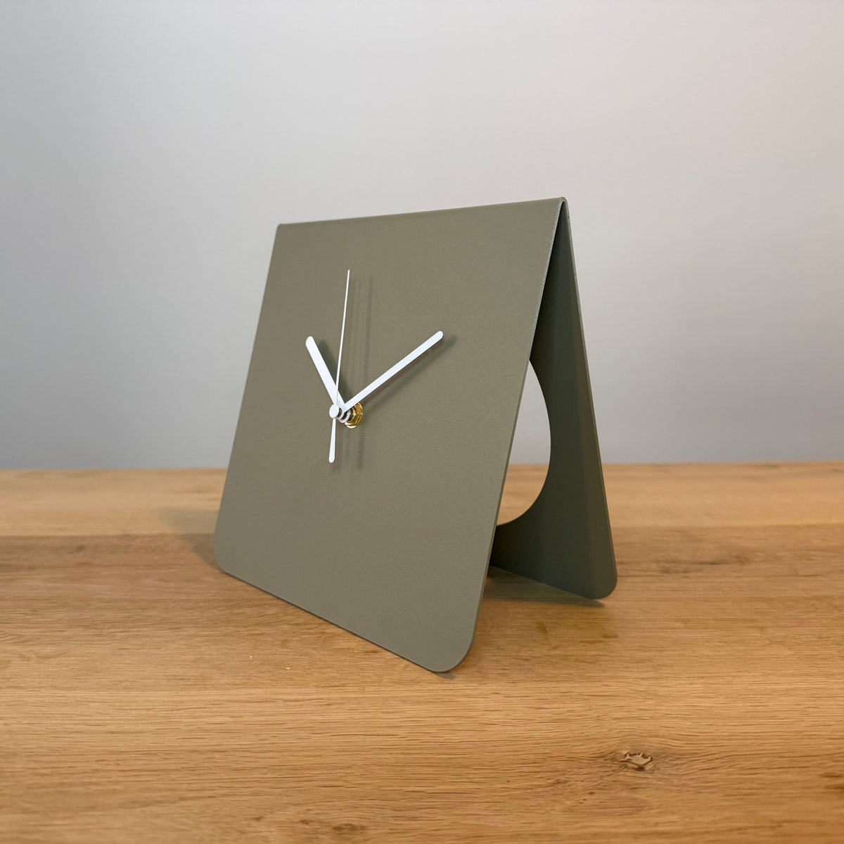 Ross stalen tafelklok 20x19,4 cm