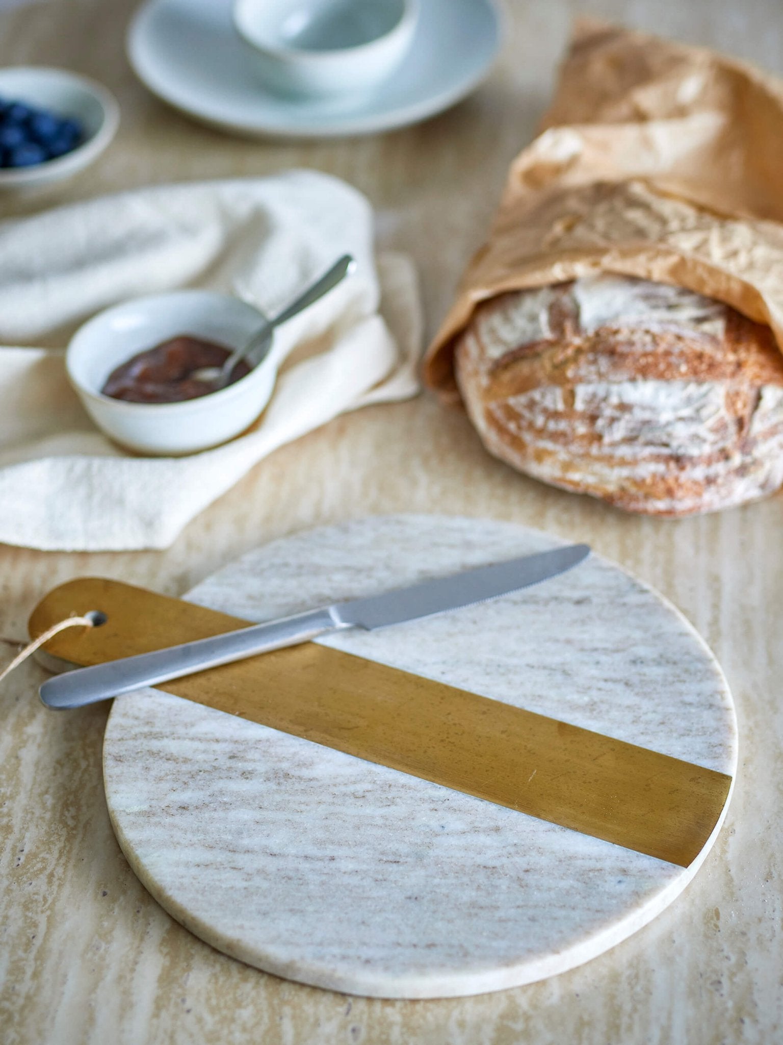 Vilette snij- en serveerplank marmer | 25x1,5x30,5 cm