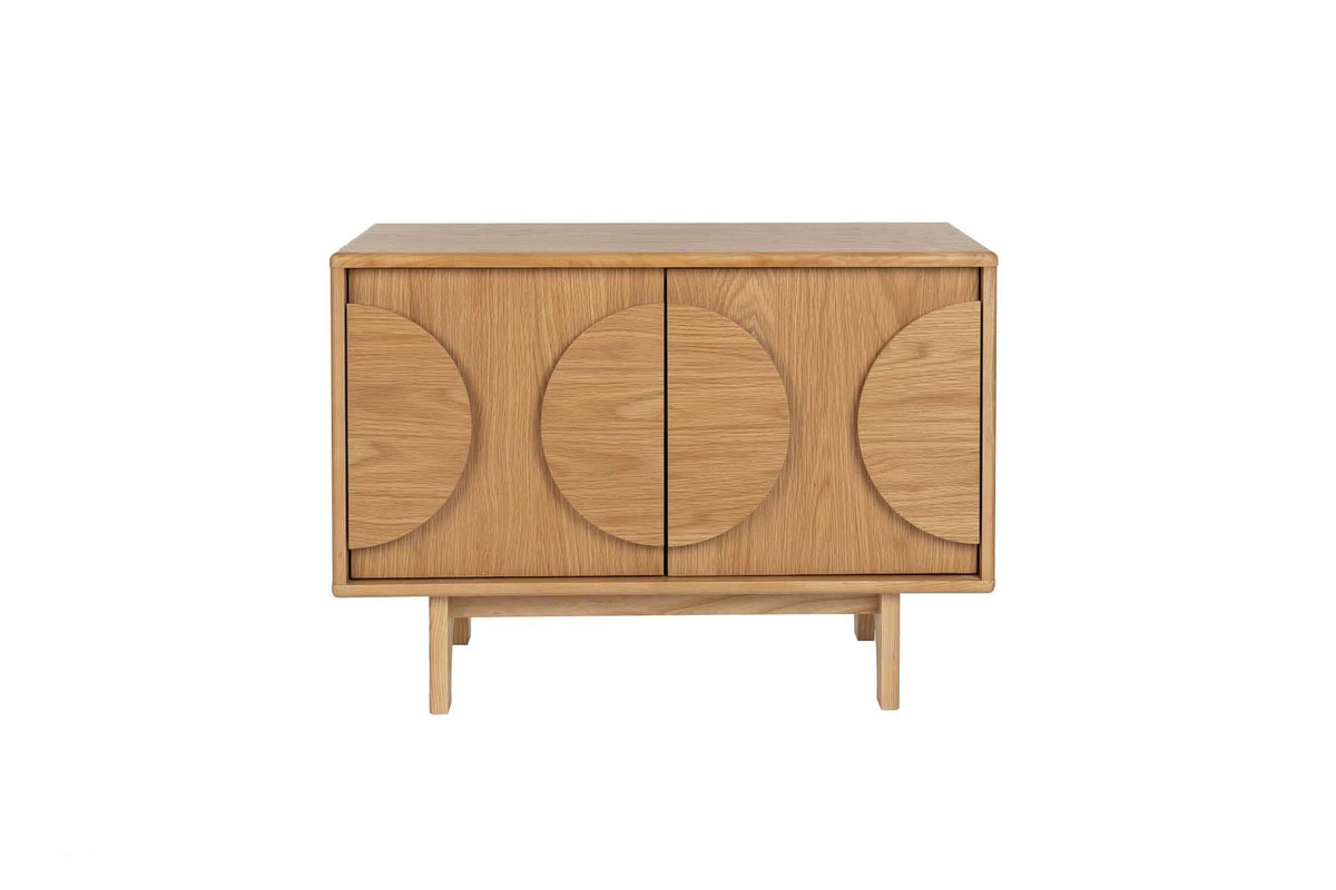 Groove dressoir eiken of walnoot 45-120 cm