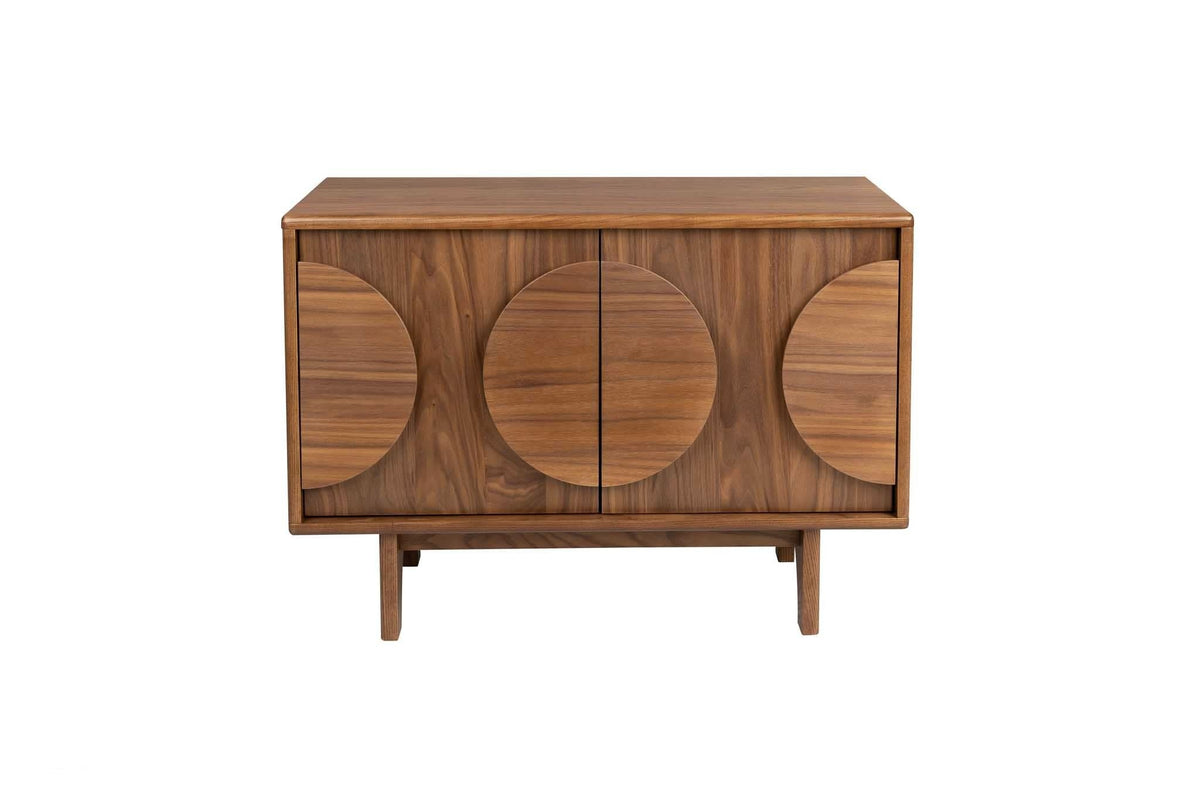Groove dressoir eiken of walnoot 45-120 cm